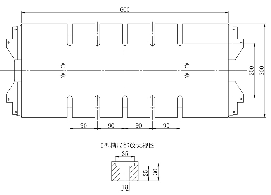 小噸位龍門高速沖床結構